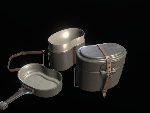  德国野餐套装su模型 