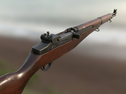  老式步枪 枪支 枪械su模型 