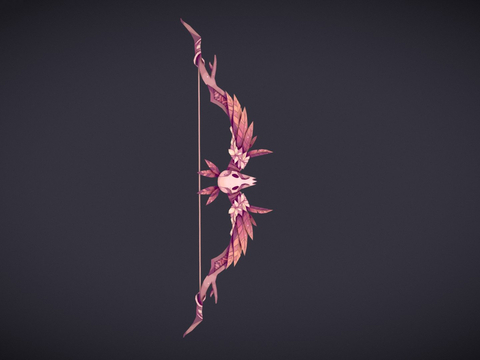  弓箭 弓弩 武器su模型 