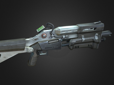  霰弹枪su模型 