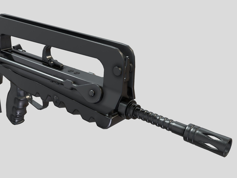  Famas 法玛斯步枪 枪支 枪械su模型 