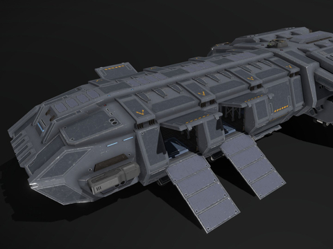  科幻飞行器 宇宙飞船su模型 