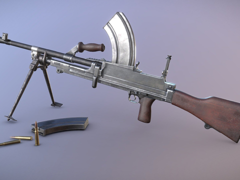  DP-28轻机枪su模型 