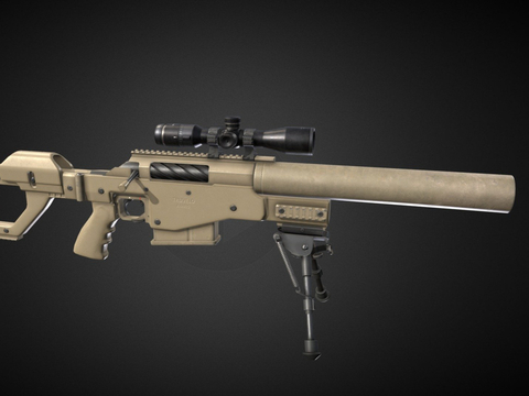  Truvelo Amris 步枪 枪支 枪械su模型 