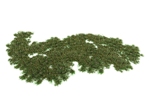  草地 草坪 绿地su模型 