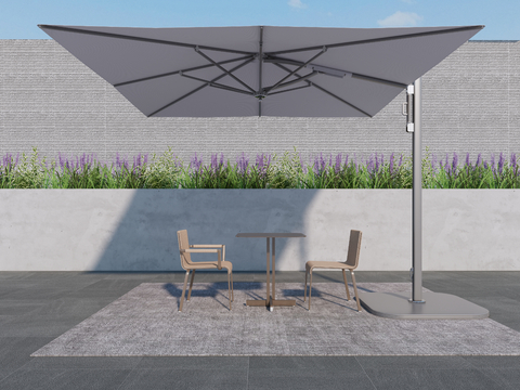  户外椅 庭院椅 扶手椅 桌几su模型 