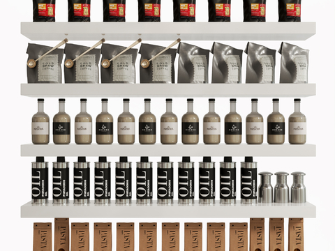  现代咖啡豆su模型 