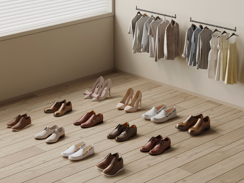  衣服 鞋帽 服饰su模型 