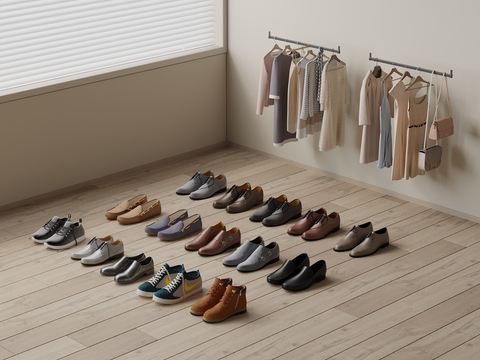  衣服 鞋帽 包 服饰su模型 