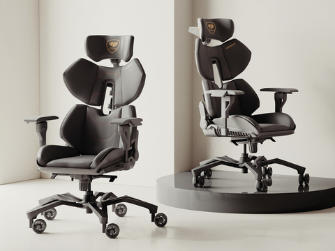  现代电竞椅su模型 