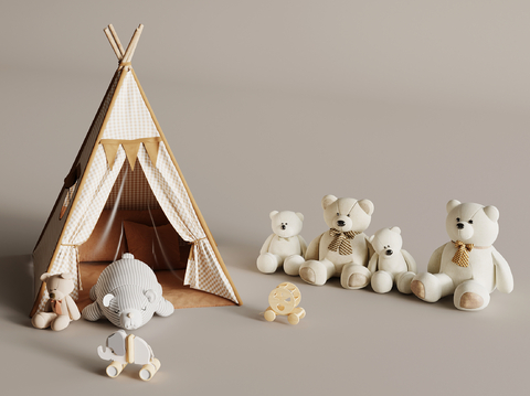  玩具 儿童帐篷 娃娃 公仔su模型 