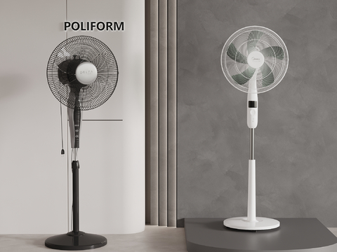  电风扇 电扇 风扇 落地扇su模型 