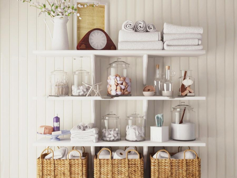  洗浴用品 浴巾 毛巾 洗发水su模型 