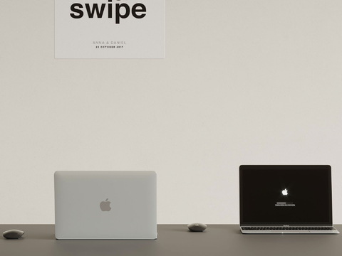  笔记本电脑 鼠标su模型 