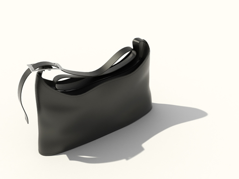  女士包包 手提包 皮革包su模型 