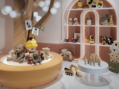  玩偶 玩具su模型 