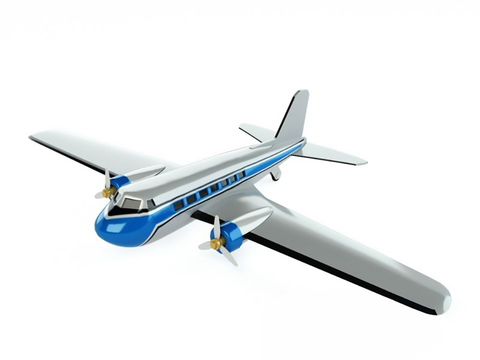  儿童玩具飞机 飞机su模型 