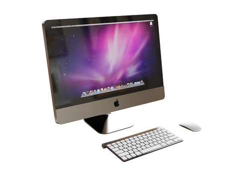  台式电脑su模型 