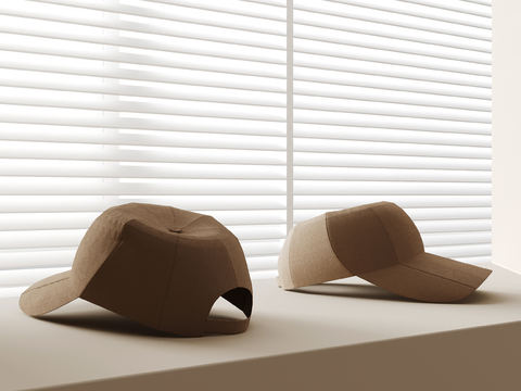  现代帽子 鸭舌帽 棒球帽su模型 