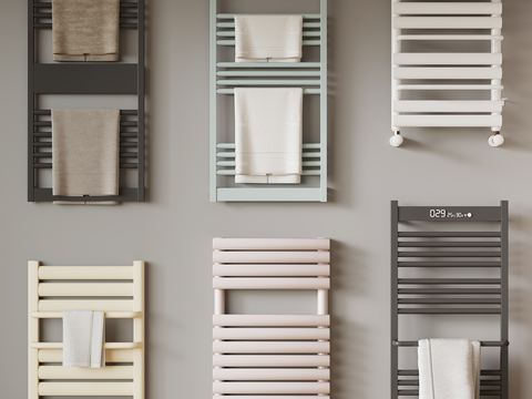  取暖器 暖气片su模型 