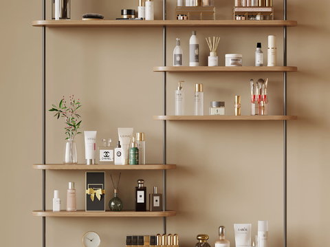  化妆品 护肤品 洗漱用品su模型 