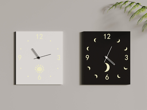  钟表 挂表 时钟su模型 