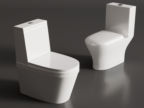  现代马桶 座便器su模型 