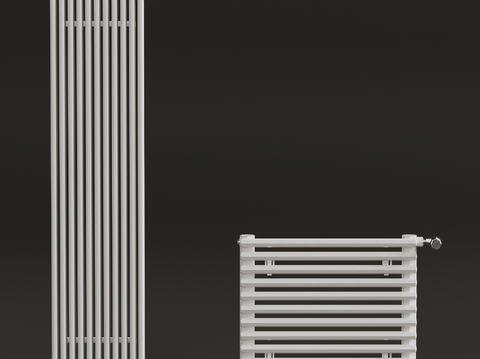  取暖器 暖气片 散热片su模型 