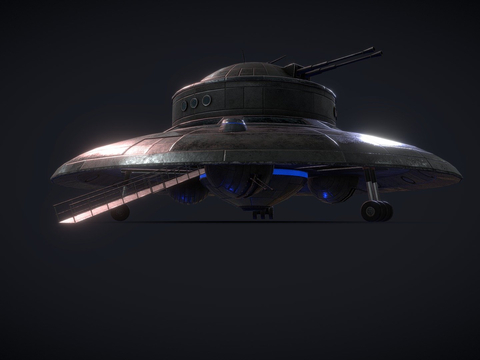  德国WW2 UFOsu模型 