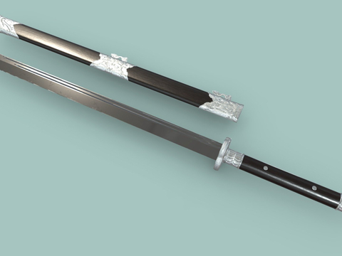  中国道剑su模型 