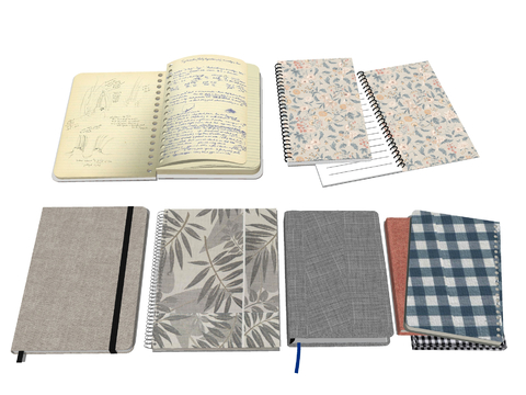  笔记本 记事本 写字本su模型 