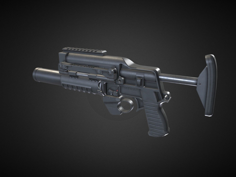  榴弹发射器su模型 