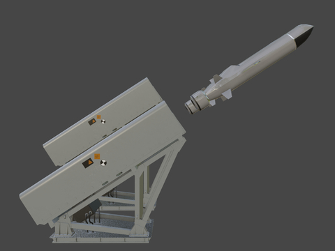  打击导弹 炮弹su模型 