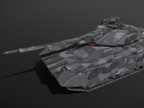  轻型坦克 履带车 装甲车su模型 