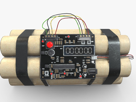  炸药 炸弹su模型 