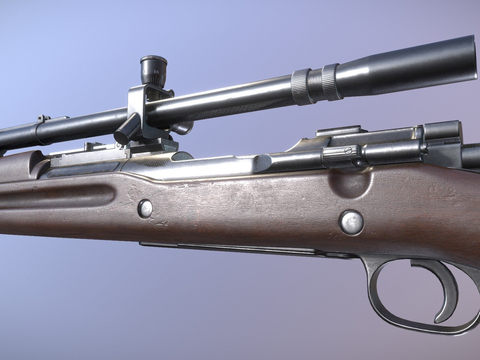  M1903A3狙击步枪su模型 