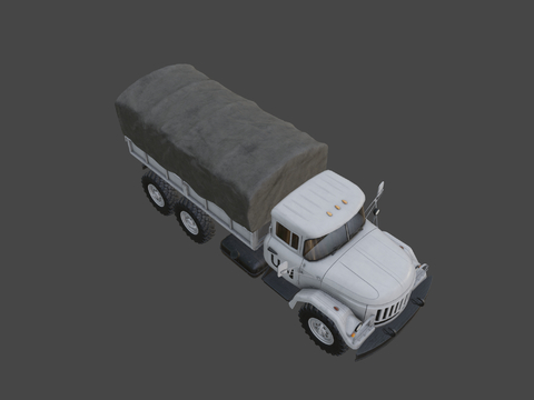  UN补给卡车su模型 