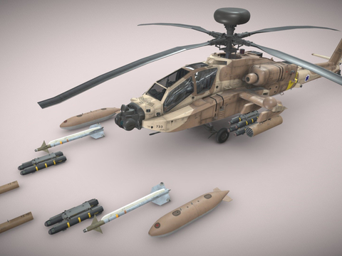  以色列 空军直升机su模型 