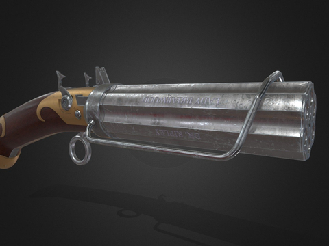  手枪 手铳su模型 