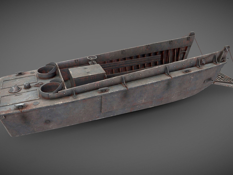  希金斯游艇su模型 