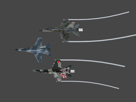  大黄蜂战斗机 轰炸机su模型 