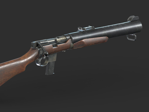  卡宾枪 枪支 枪械su模型 