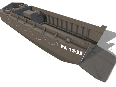  希金斯船 船舰su模型 