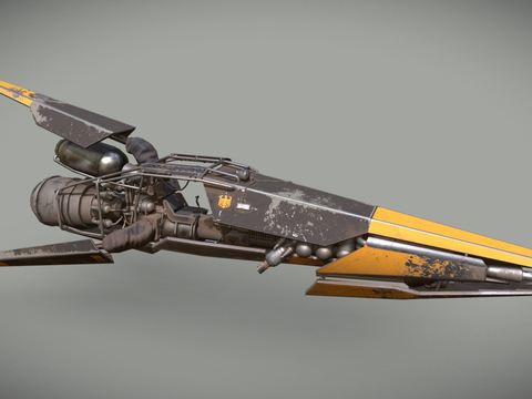  科幻战舰 宇宙飞船su模型 