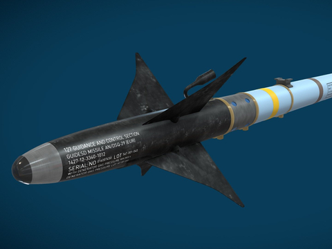  导弹 鱼雷 炮弹su模型 