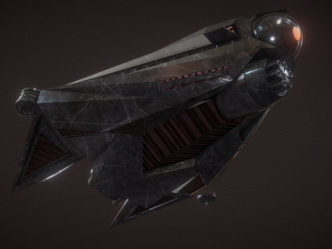  飞行器 宇宙飞船su模型 