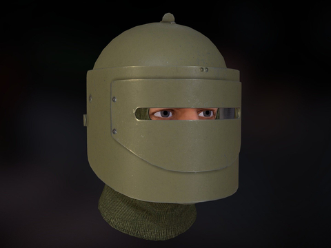  重型头盔su模型 