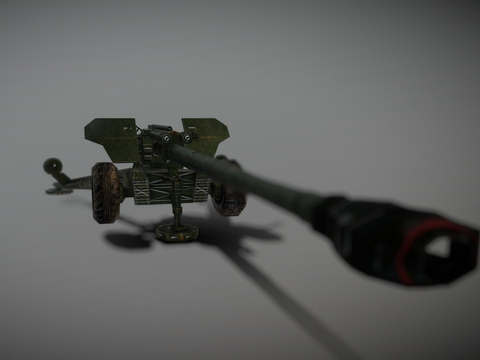  毫米榴弹炮su模型 