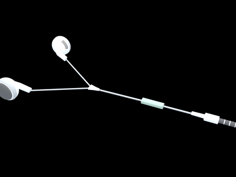  耳机su模型 