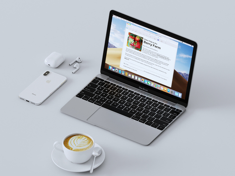  现代笔记本电脑su模型 